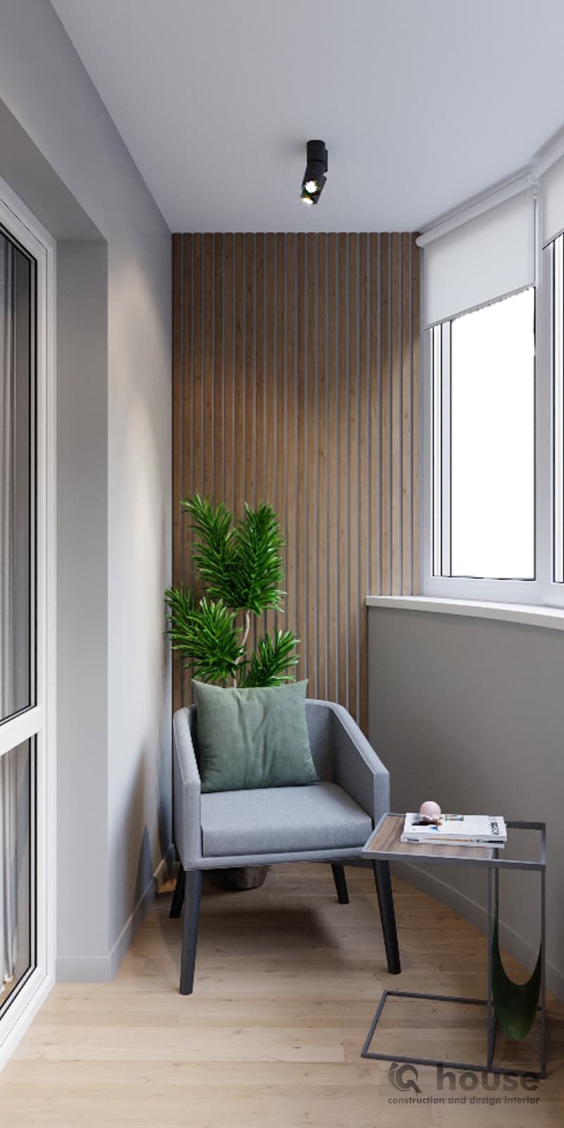 Дизайн лоджии в ЖК «Мегаполис»