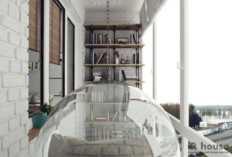 пример дизайна балкона фото