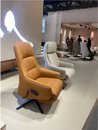 Кожаная мебель на выставке ISaloni 2023