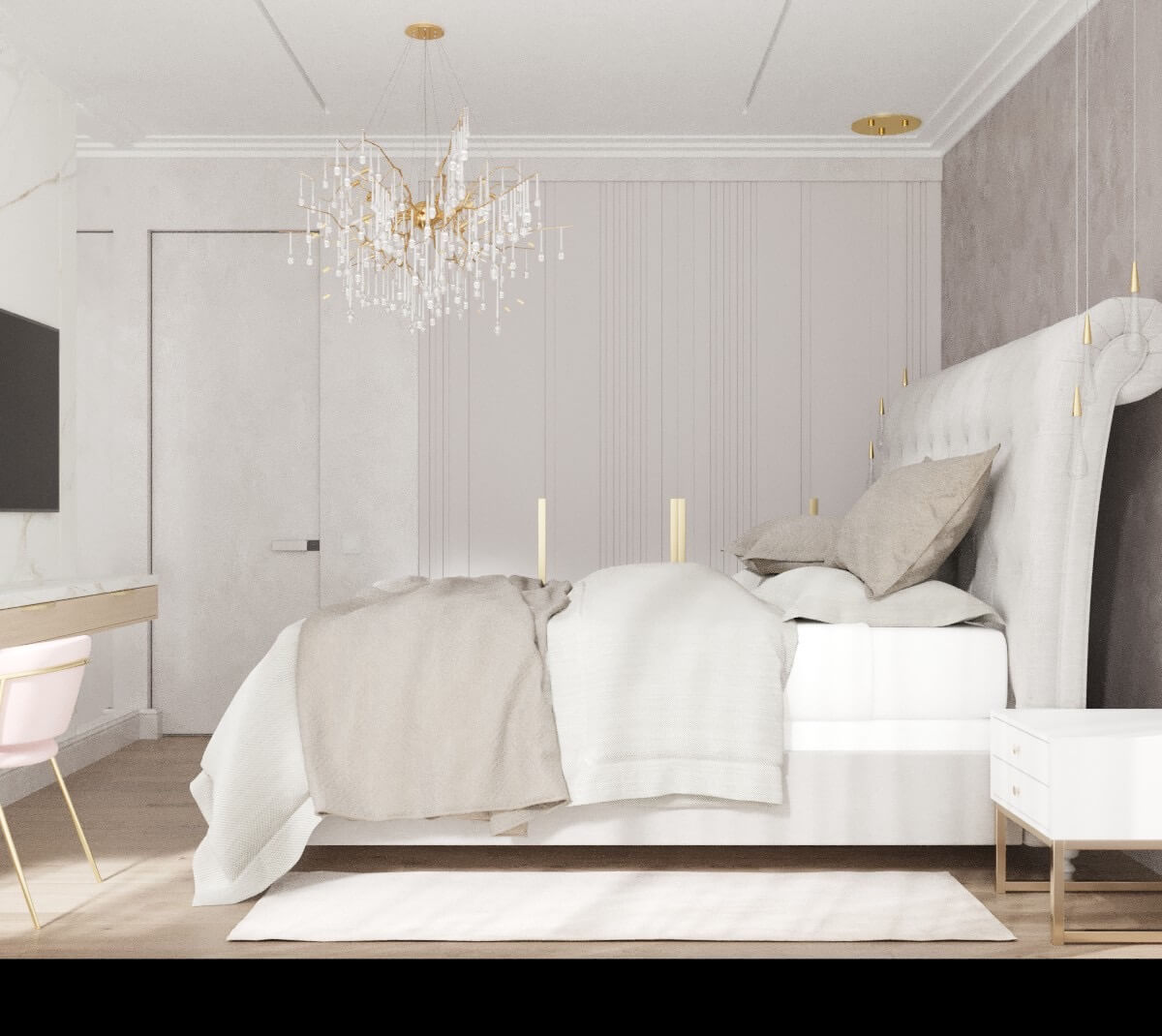 Дизайн спальни Минск Мира