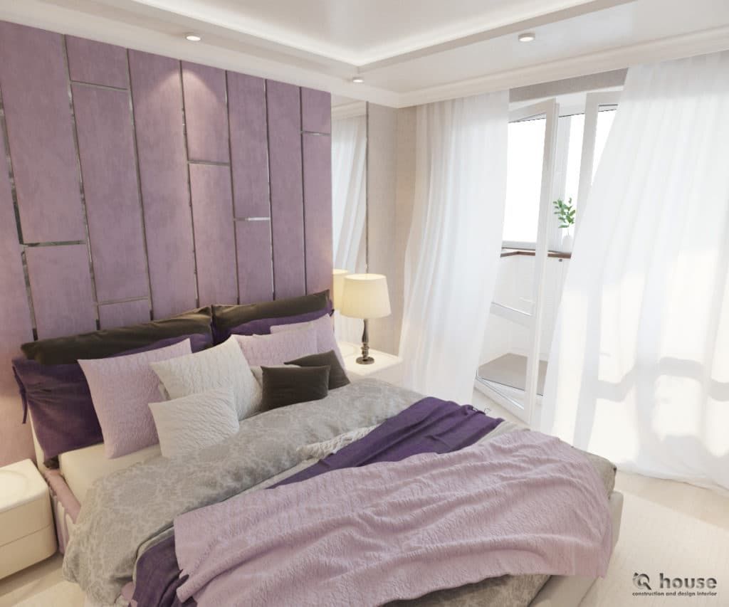 Интерьер спальни ул.Якубова