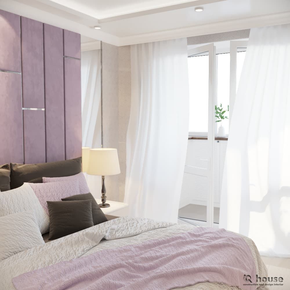 Интерьер спальни ул.Якубова