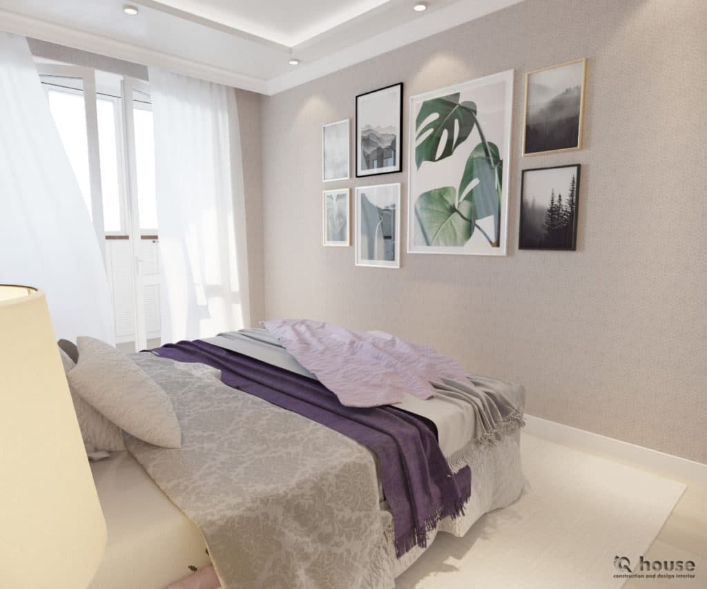 Интерьер спальни ул.Якубова