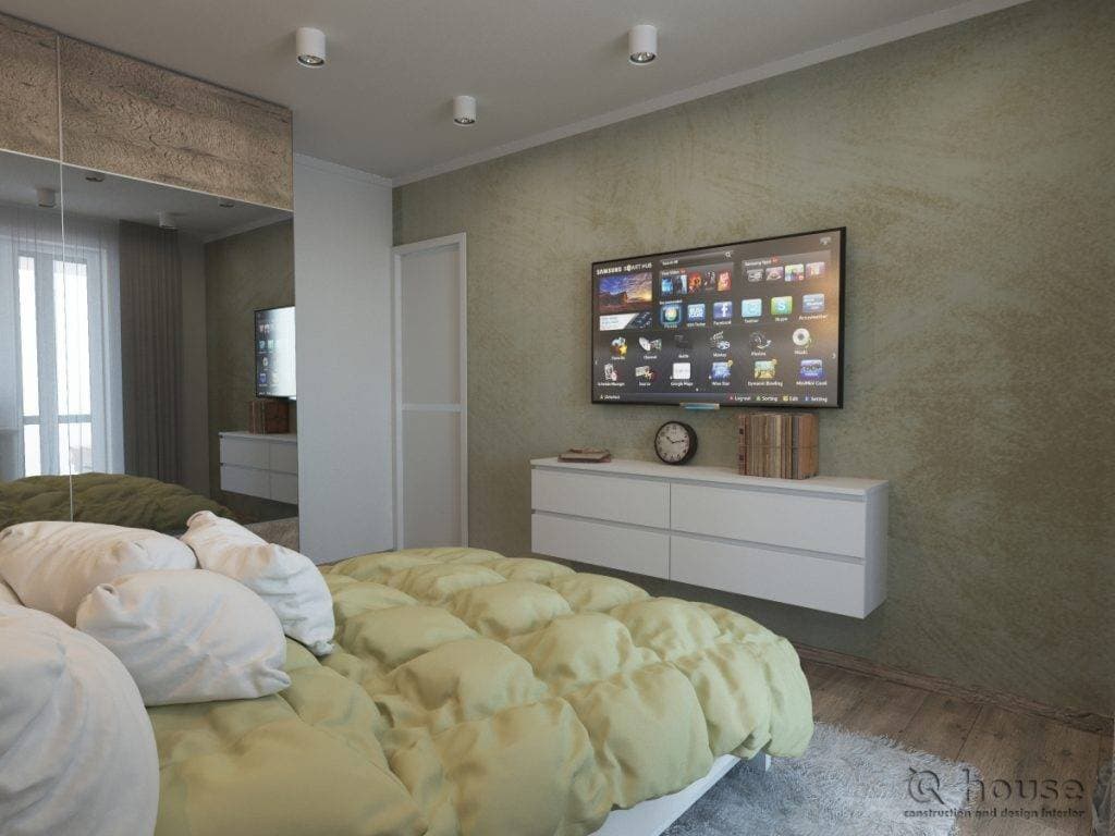 Дизайн интерьереа спальни «Новая Боровая»