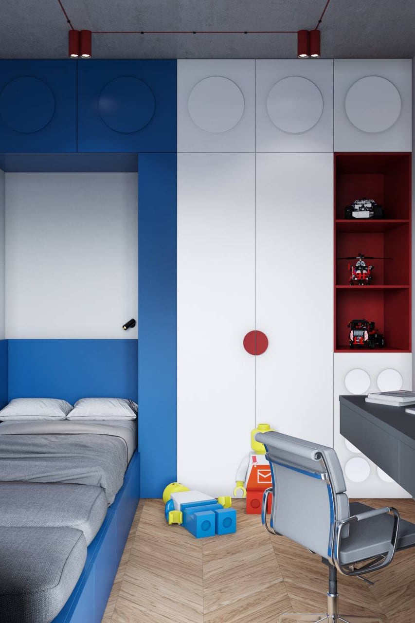 Детская комната в квартире в ЖК Лазурит